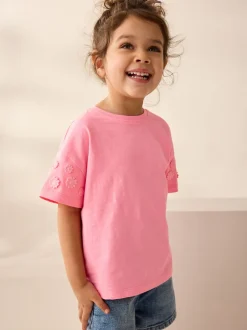 Next Rose - T-shirt 100% coton Daisy à manches courtes (3mois-7ans) New