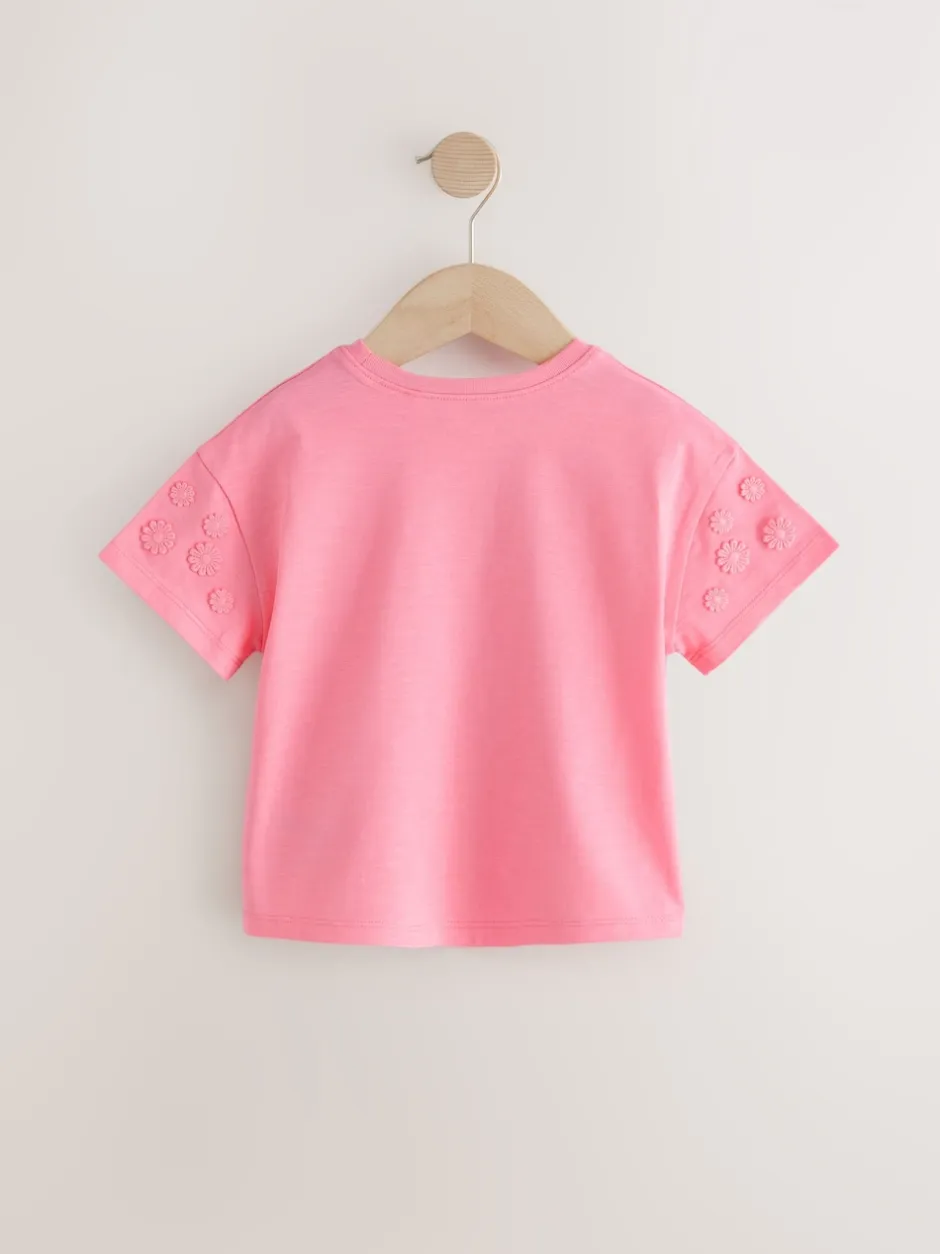 Next Rose - T-shirt 100% coton Daisy à manches courtes (3mois-7ans) New