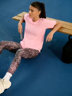 Next Rose - T-shirt Active à manches courtes à col rond Hot