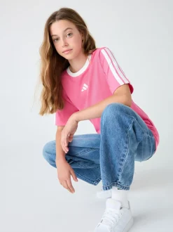 adidas - T-shirt Essentials enfant Rose Hot