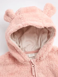Next Rose - Veste à capuche bébé en polaire (0mois2ans) Discount