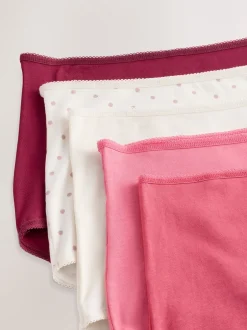 Next - Culotte en coton riche 5 Pack Rose baie Outlet