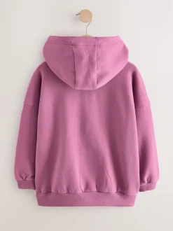 Next - Sweat à capuche zippé (3-16ans) Rose baie Hot