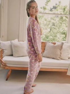 Next Rose Cataroon - Pyjama en laine polaire (3-16ans) Hot
