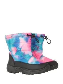 Mountain Warehouse Rose clair - Bottes de neige imprimées Caribou Best