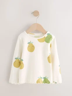 Next Rose clair - Lot de 5 hauts côtelés à manches longues (3mois-7ans) Discount