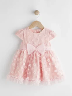 Next Rose 3D Fleurs - Robe d'occasion pour bébé (0mths-2yrs) Clearance