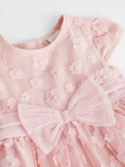 Next Rose 3D Fleurs - Robe d'occasion pour bébé (0mths-2yrs) Clearance
