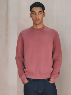 Next Rose Damas - Sweat-shirt N. Premium en coton riche, coupe décontractée mi-épaisse Online