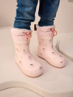 Next Rose fée - Bottes de pluie Personnage Thinsulate avec poignets doublés Online