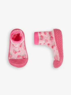 Jojo Maman Bébé Rose fraise - Chaussettes de chaussons d’extérieur d’intérieur Sale