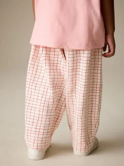 Next Rose fraise - Pantalons avec ornements style tonneau (3mois-7ans) Outlet