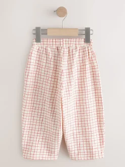 Next Rose fraise - Pantalons avec ornements style tonneau (3mois-7ans) Outlet