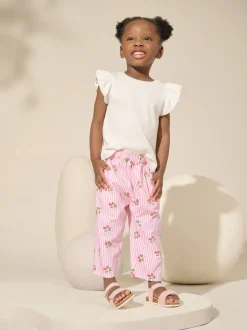 Next Rose fraise Imprimé - Pantalons à enfiler (3mois-7ans)