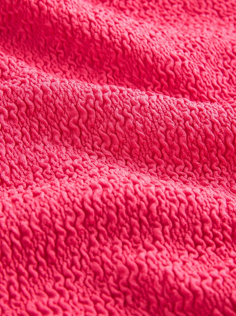 Next Rose froissé - Maillot de bain à encolure dégagée avec contrôle du ventre à larges bretelles Sale