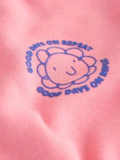 Next Rose imprimé zébré - Ensemble Sweat-shirt & Shorts à Col rond (3mois-7ans) Best