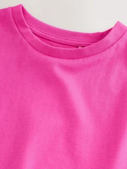 Next Rose magenta - T-shirt oversize (3-16ans) New