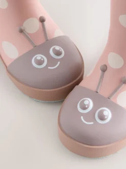 Next - Gérer Wellies Rose motif coccinelles
