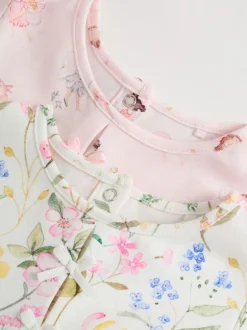 Next Rose motif fée - Lot de 2 robes à manches courtes pour bébé (0mois à3ans) Best