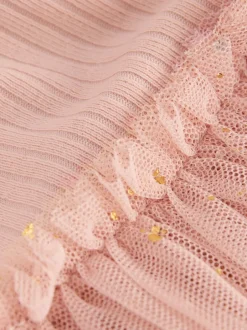 Next Rose motif fée - Robe de fête en maille à manches longues (3mois-7ans) Discount