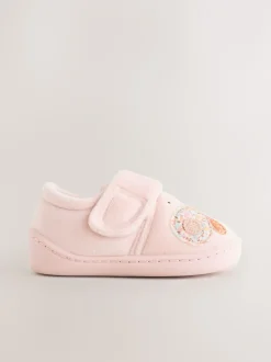 Next Rose motif papillons - Chaussons Cupsole New