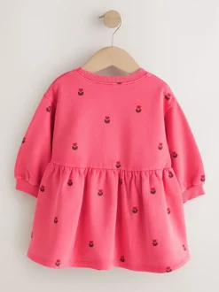 Next - Robe de survêtement (3mths-7yrs) Rose motif cœurs Hot