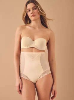 Next Rose Nude - Slips gainants fermes pour le contrôle du ventre Slips taille super haute Outlet