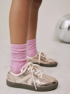 Next - Formateurs rétro Rose Or Hot