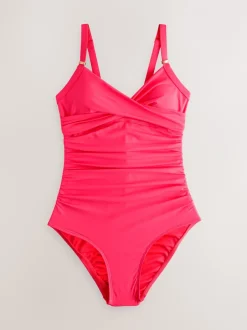 Next Rose pastèque - Maillot de bain moulant avec contrôle du ventre Best
