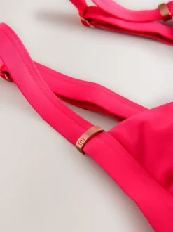 Next Rose pastèque - Maillot de bain moulant avec contrôle du ventre Best