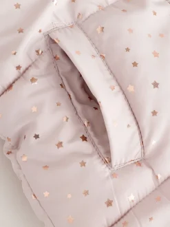 Next Rose pâle - Combinaison de ski Imprimé Résistant à la douche (3mois-7ans)