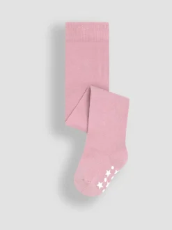Jojo Maman Bébé - Collants en coton riche Rose pâle Discount