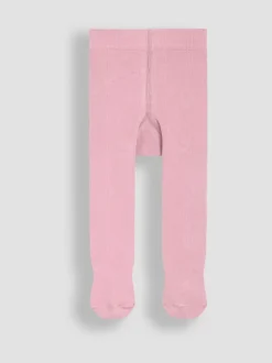Jojo Maman Bébé - Collants en coton riche Rose pâle Discount