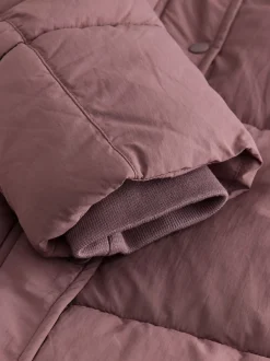 Next Rose rose - Manteau long rembourré imperméable Clearance