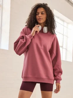 Next Rose rose - Sweat à capuche long épais décontracté Clearance