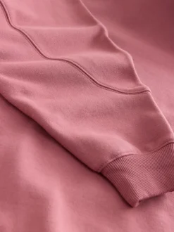 Next Rose rose - Sweat à capuche long épais décontracté Clearance