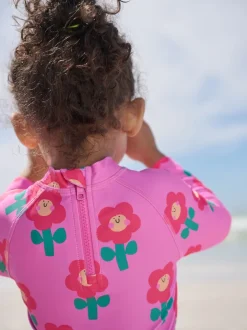 Next Rose Stampy Fleuri - Ensemble de natation Sunsafe (3mths-7yrs)