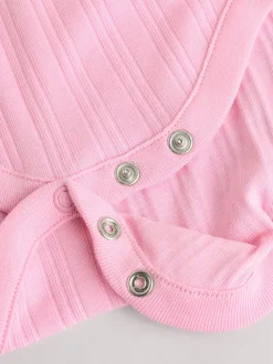 Next Rose vif - Lot de 5 bodies bébé à manches courtes Sale