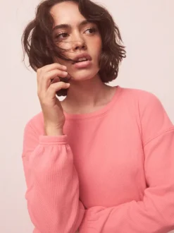 Next - Pyjama à manches longues Cosy Waffle Rose vif Hot