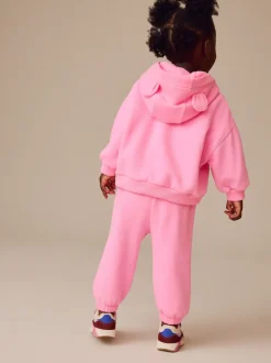 Next - Sweat à capuche zippé (3mths-7yrs) Rose vif Clearance