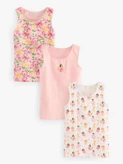 Next Rose/Blanc - Lot de 3 débardeurs Fée (1.5-16ans) Discount