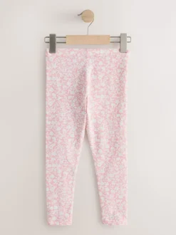 Next - Leggings (3-16ans) Rose/Blanc Ditsy fleur