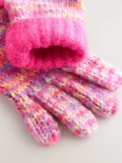 Next Rose/Bleu - Ensemble Bonnet, Gants et Snood (3-13ans)