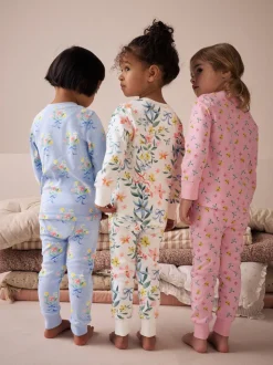 Next Rose/Bleu - Lot de 3 pyjamas Snuggle (9mois-16ans) Online