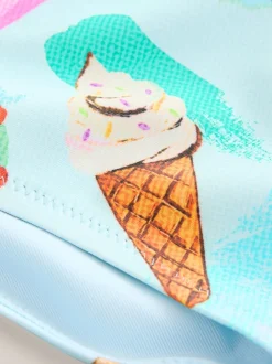 Next Rose/bleu motif crème - Maillot de bain (3mths-10yrs) Outlet