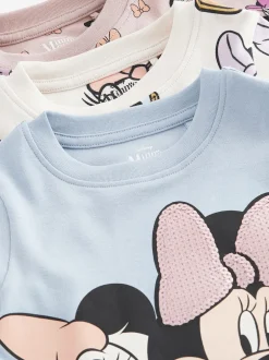 Next Rose/bleu/blanc - Pyjamas Minnie Mouse Se blottir 3 Pack (9mois-12ans) Discount