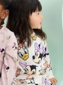 Next Rose/bleu/blanc - Pyjamas Minnie Mouse Se blottir 3 Pack (9mois-12ans) Discount