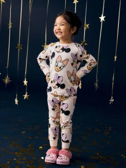 Next Rose/bleu/blanc - Pyjamas Minnie Mouse Se blottir 3 Pack (9mois-12ans) Discount