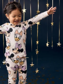 Next Rose/bleu/blanc - Pyjamas Minnie Mouse Se blottir 3 Pack (9mois-12ans) Discount