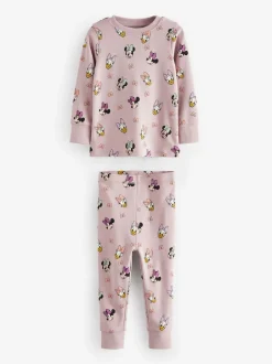 Next Rose/bleu/blanc - Pyjamas Minnie Mouse Se blottir 3 Pack (9mois-12ans) Discount
